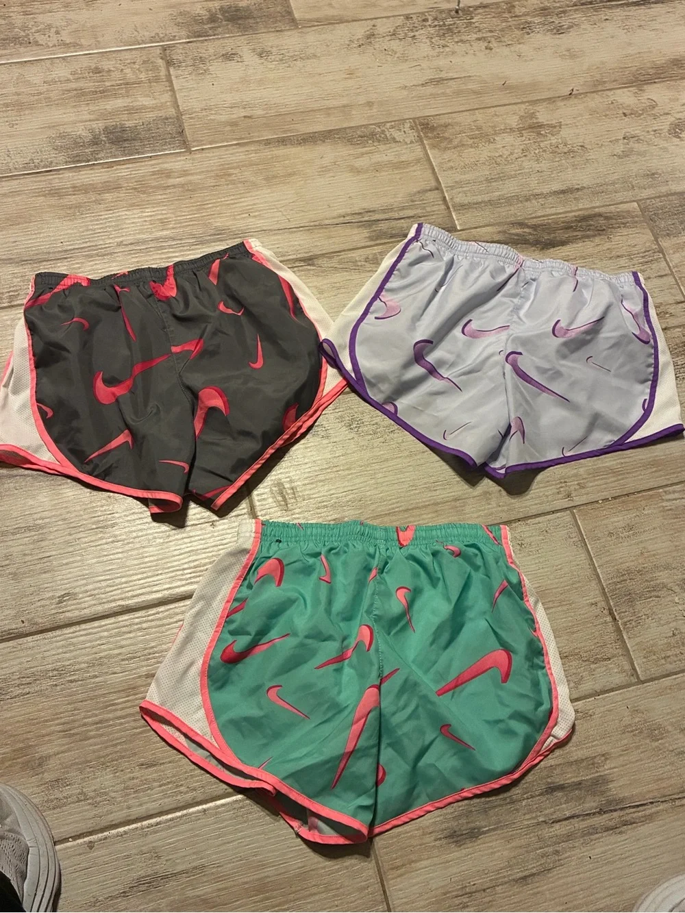 Nike Tempo Girl Large Shorts (3 Pairs) New Condition